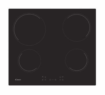 Candy Kitchen 4 Burner Stove Vitroceramic Hob 60Cm Touch Control Black