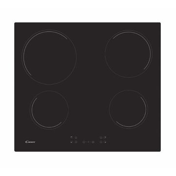 Candy Kitchen 4 Burner Stove Vitroceramic Hob 60Cm Touch Control Black
