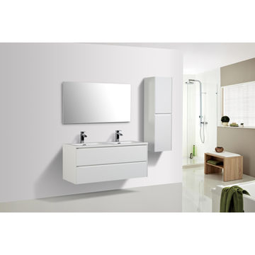 Enzo cabinet double drawer white 1200 (cabinet only)