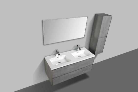 Enzo cabinet double drawer concrete 1200 (cabinet only)