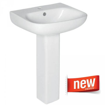 Basin And Full Pedestal SOLO Bermuda