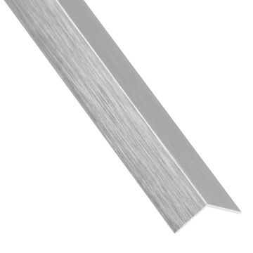 Profile lipped equal aluminium adhesive 16x16x1x2600mm arcansas