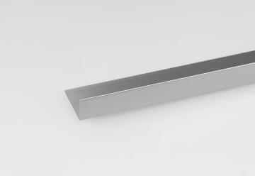 Profile unequal corner chrome aluminium 1000x20x10mm arcansas