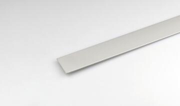 Profile c/balance curtain aluminium silver annodised 2000x30x4mm