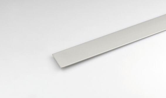 Profile flat anodized aluminium 2000x8x2mm arcansas
