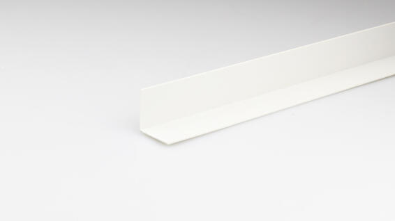 Profile equal corner white PVC 1000x15x15mm arcansas