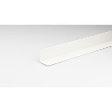 Profile equal corner white PVC 1000x15x15mm arcansas