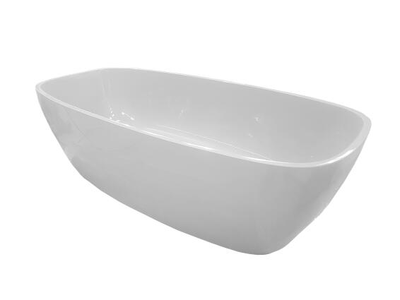 Element Jacqueline Freestanding Bathtub White W81cmxD170cmxH52cm
