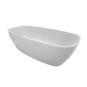 Element Jacqueline Freestanding Bathtub White W81cmxD170cmxH52cm