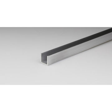 Aluminium 16mm u-channel x 1.25m