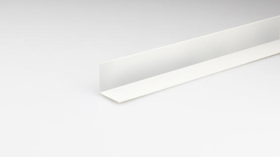 Profile equal corner white PVC 1000x10x10mm arcansas