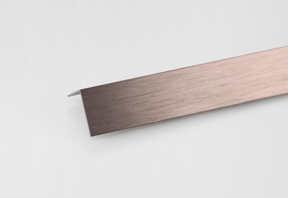 Profile equal corner brushed copper 1000x10x10mm arcansas
