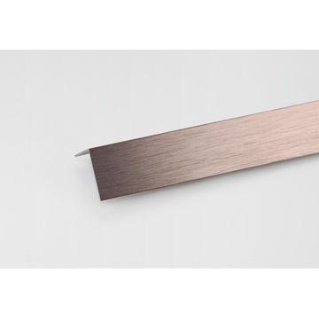 Profile equal corner brushed copper 1000x10x10mm arcansas