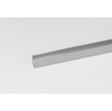 Profile u-shaped chrome aluminium 2000x10x15mm arcansas