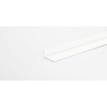 Profile unequal corner white aluminium 1000x15x10mm arcansas