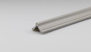 Profile corner plastic clear grey PVC 3000x22x22mm arcansas