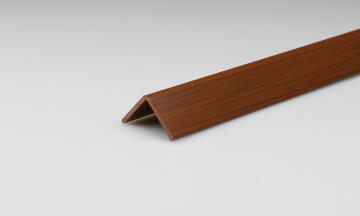 Profile corner mahogany color PVC 3000x25x25mm arcansas