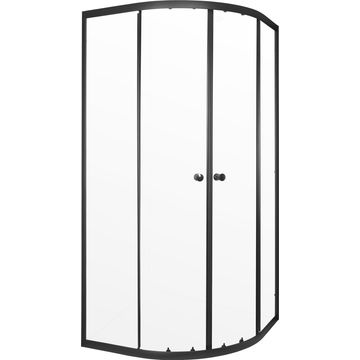 Quadrant shower door black w99cmxd99cmxh190cm