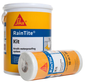 Acrylic waterproofing system SIKA RAINTITE kit black 5 litres