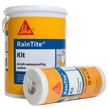 Waterproofing System Kit Acrylic SIKA Raintite Terracota 5l