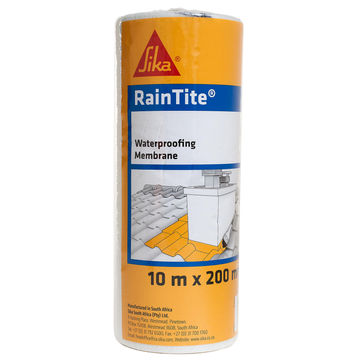 Acrylic waterproofing system SIKA raintite membrane 200mmx10m
