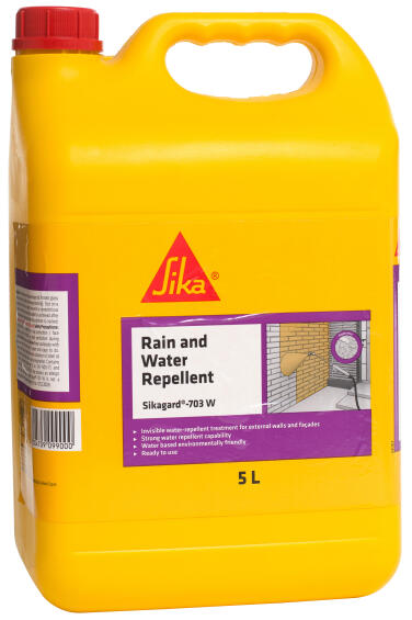Water repellent impregnation for building facades SIKAGUARD 703w 5 litres