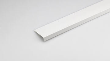 Profile unequal corner white PVC 1000x25x20mm arcansas