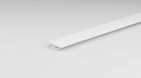Profile h-shaped white PVC 1000x20x20mm arcansas