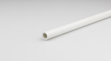Profile square rod white PVC 1000x10mm arcansas