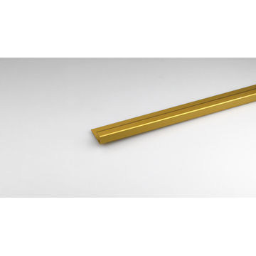Profile ply wood gold anodized aluminium 1000x40x6mm arcansas