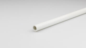 Profile square tube white PVC 1000x16mm arcansas