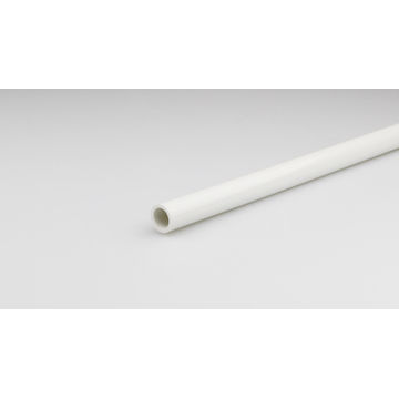 Profile square tube white PVC 1000x16mm arcansas