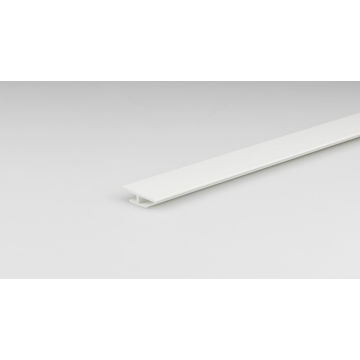 Profile h-shaped white PVC 1000x11x3.5mm arcansas