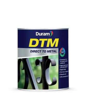 Direct to Metal paint DURAM DTM Hammered Metallic Grey 250ML