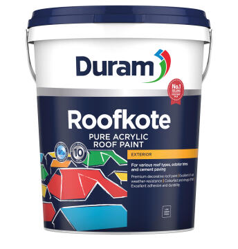 Duram Roofkote Acrylic Roof Paint White 20L