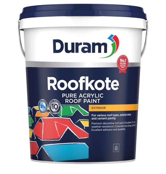 Duram Roofkote Acrylic Roof Paint Graphite 20L