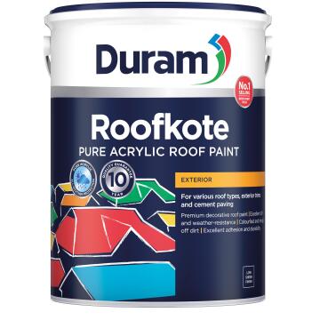 Acrylic roof paint DURAM Roofkote Biscuit 5L