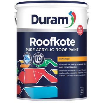 Duram roof paint acrylic Roofkote Anthracite 5L