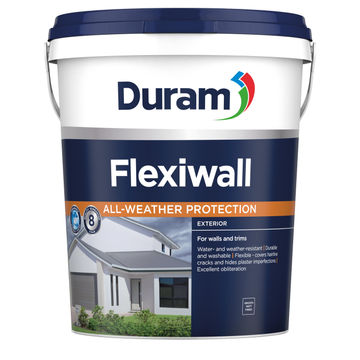 Wall paint exterior matt DURAM Flexiwall all weather coral 20l