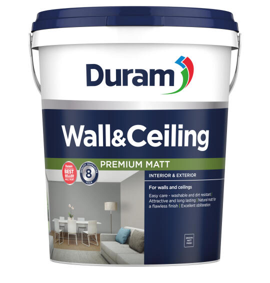 Ceiling Paint Matt Duram White 20l, Best Washable Ceiling Paint