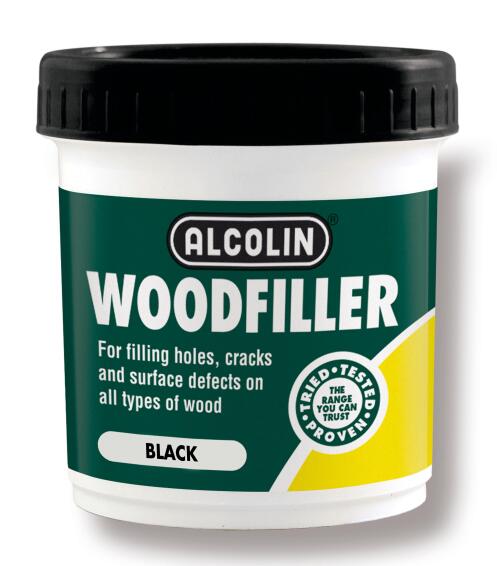 Woodfiller ALCOLIN black 200g