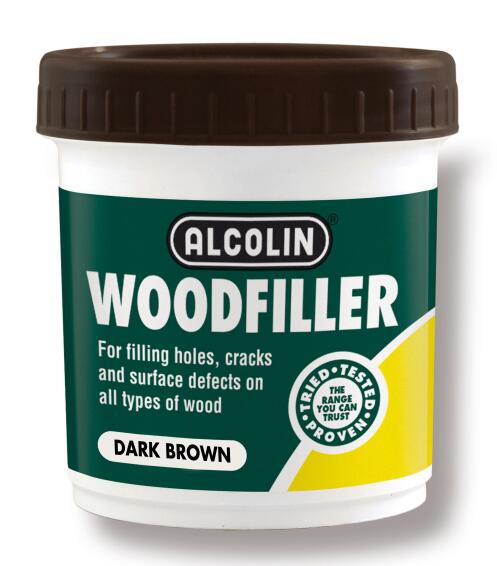 Woodfiller ALCOLIN dark brown 200g