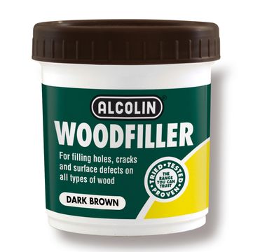 Woodfiller ALCOLIN dark brown 200g
