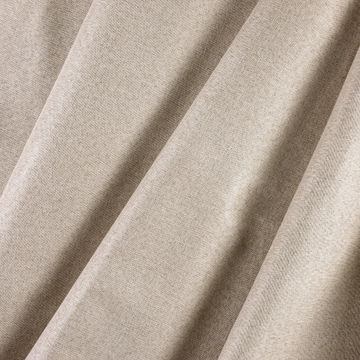Kendall dual heading tape curtain beige blackout 140 x 260 cm