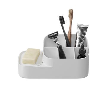 Sensea Remix Open Storage Organizer White W12cmxD22.7cmxH10.6cm