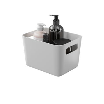 Sensea Remix Bathroom Storage Organizer Basket White W17cmxD22cmxH14.3cm