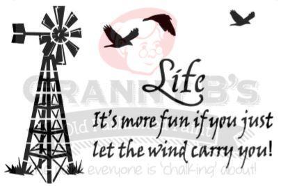 Stencils Granny B's Windmill Life