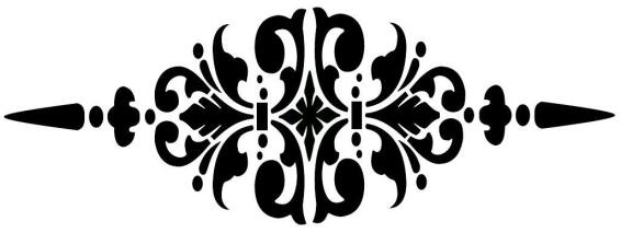 Stencils Granny B's Studio Floor Design