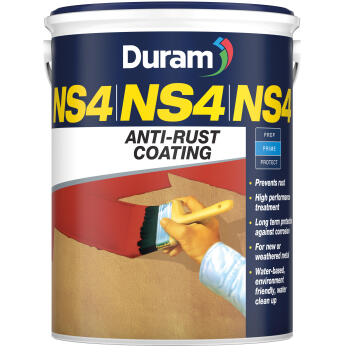 Anti-Rust Paint Metal Primer DURAM NS4 White 5L