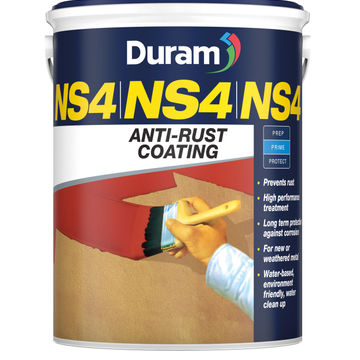 Anti-Rust Paint Metal Primer DURAM NS4 White 5L